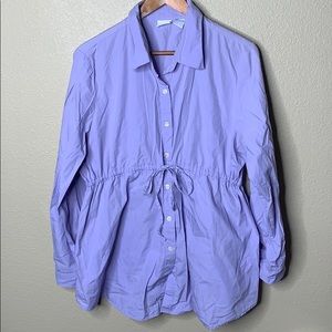 In due time maternity button up longsleeve top